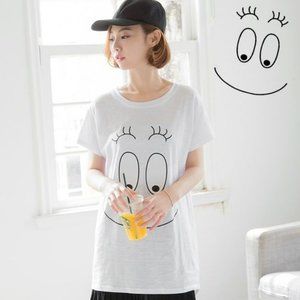 Long t-shirt with face S
